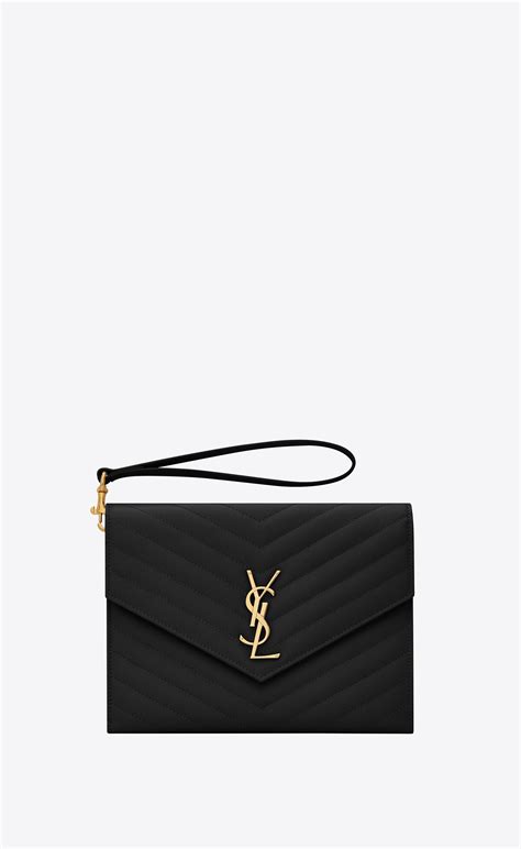 ysl monogram clutch|ysl monogram clutch sale.